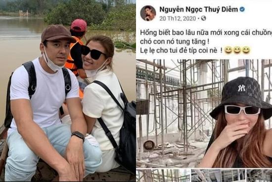 Thúy Diễm tháng 10 quyên từ thiện, tháng 12 xây nhà lầu?