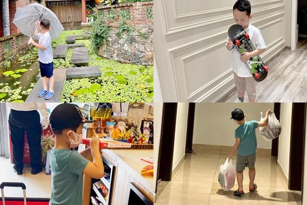 Hiếm khi mẹ Ly Kute cho lên sóng, bé Khoai Tây càng lớn càng cao-5