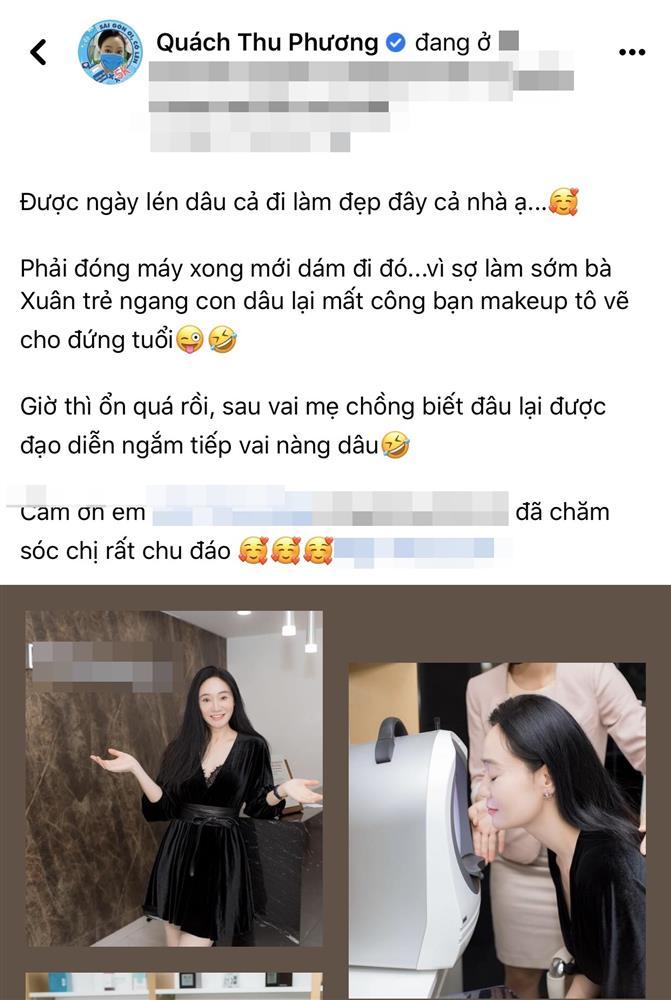 Mặc mốt lộ nội y, Quách Thu Phương U50 trẻ hơn Phương Oanh-3