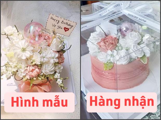 Cô gái nổi cơn vì cái bánh kem Hàn Quốc mua về khác ảnh mẫu-1