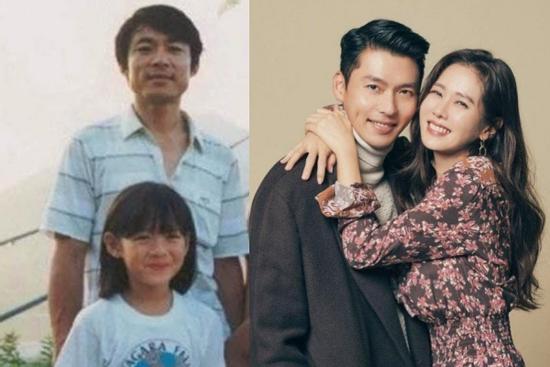 Ngoại hình giống nhau đến ngỡ ngàng của bố Son Ye Jin và Hyun Bin