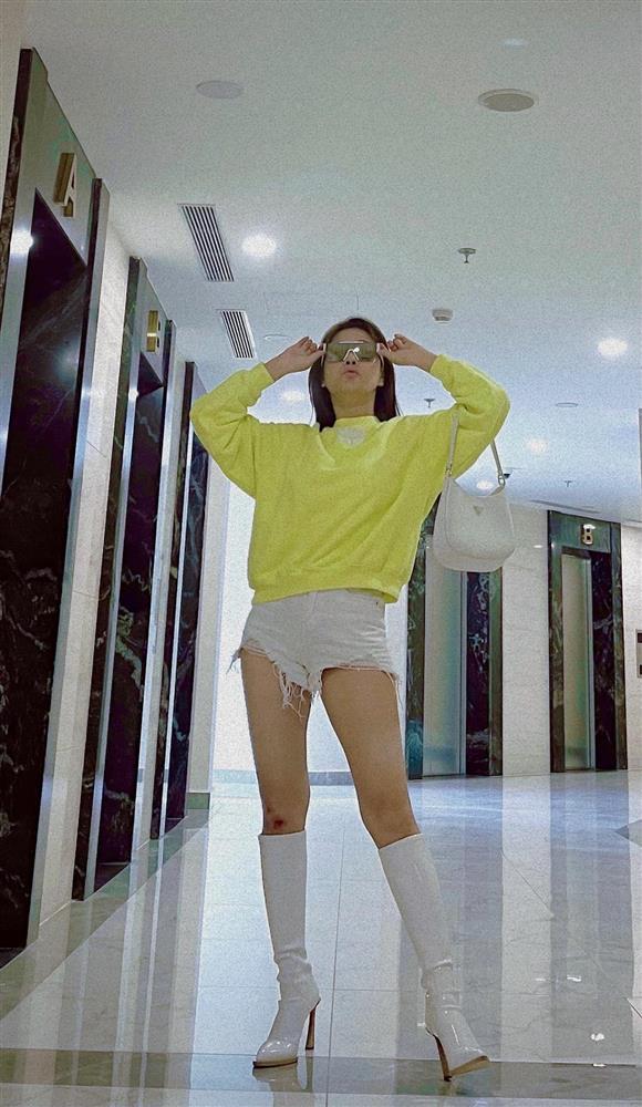 Phương Oanh mắc lỗi thời trang y hệt Thu Quỳnh khi mang thai-3