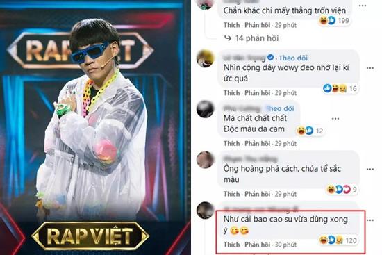 Trời không mưa Wowy vẫn mặc áo mưa đến 'Rap Việt' thì sao?