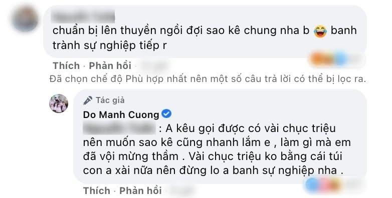 Đỗ Mạnh Cường bị đòi sao kê: Vài chục triệu không bằng cái túi cho con-4