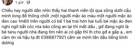 Clip: Công an tìm kiếm cháu bé 2 tuổi mất tích bí ẩn ở Bình Dương-2