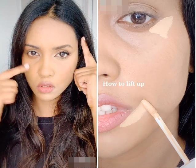 Tuyệt chiêu make-up siêu lạ từ TikTok, liệu có thích hợp ngoài đời?-1