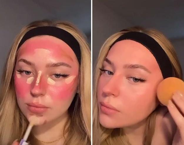 Tuyệt chiêu make-up siêu lạ từ TikTok, liệu có thích hợp ngoài đời?-4