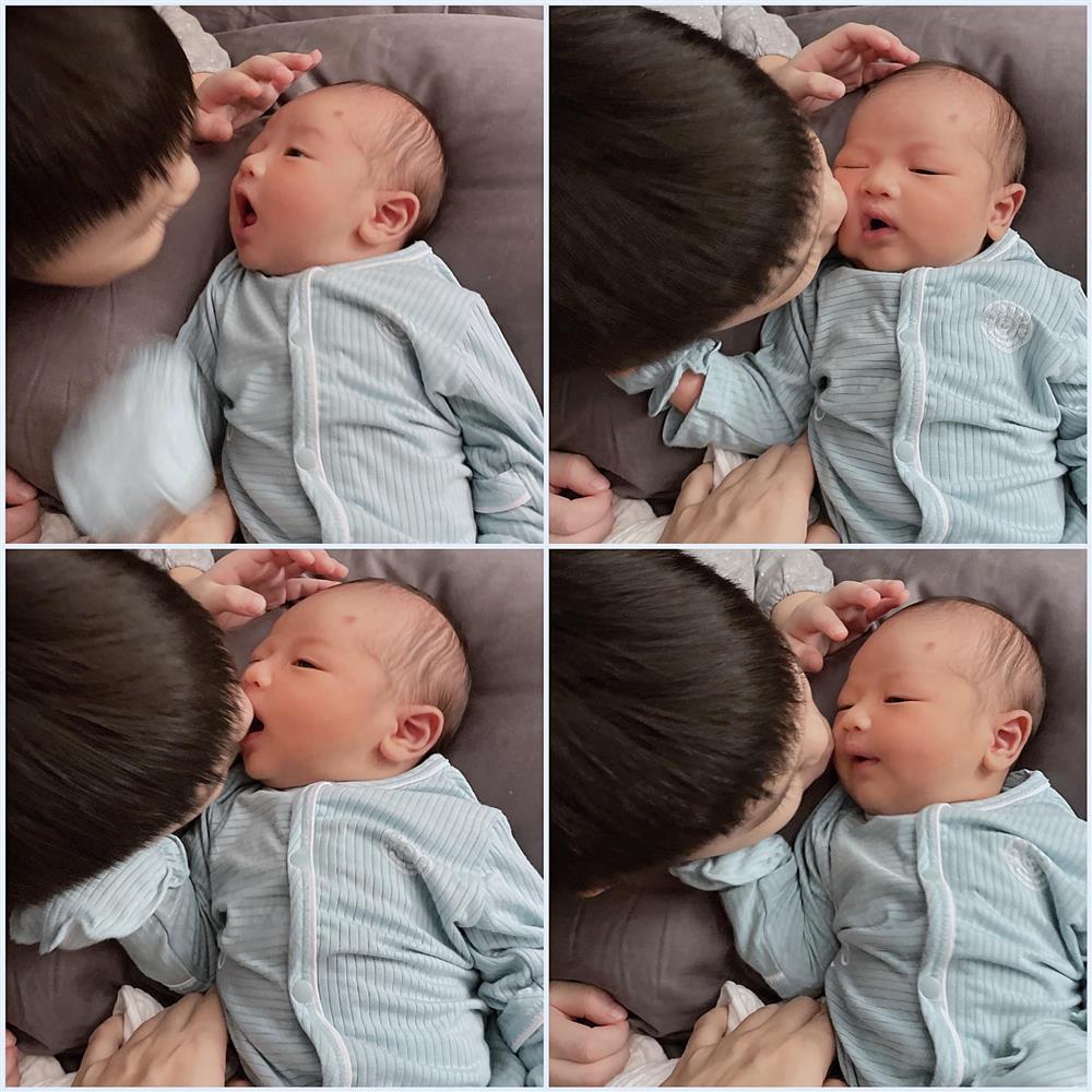 Nữ DJ sinh con cho chồng mới, phản ứng con riêng gây sốt-9