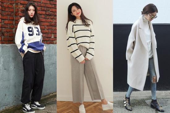 Phối đồ mùa đông với gam màu trung tính đẹp như gái Hàn