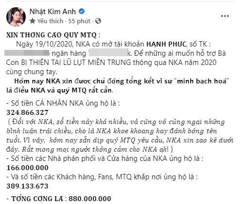 Nhật Kim Anh hành động gắt khi bị nghi chỉnh sửa sao kê-2