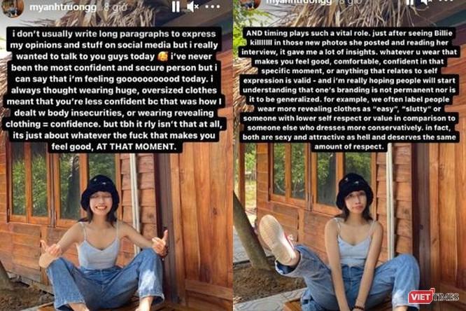 Con gái Mỹ Linh 19 tuổi ngày càng bạo sau màn tụt quần khoe vòng 3-6