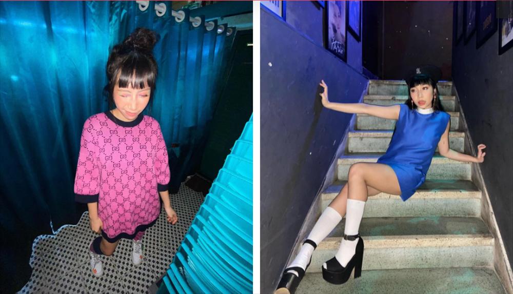 Con gái Mỹ Linh 19 tuổi ngày càng bạo sau màn tụt quần khoe vòng 3-11