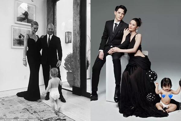 Mới đây, bộ ảnh mừng sinh nhật tuổi 33 của Đông Nhi gây nên tranh cãi khi cho bé Winnie mặc mỗi bỉm trong khi ba mẹ lên đồ lồng lộn bắt chước concept diễn viên "Người Vận Chuyển" Jason Statham và siêu mẫu Rosie Huntington-Whiteley. Bé Winnie liên tục lộ khoảnh khắc hớ hênh trong khi con nhà tài tử Hollywood vẫn luôn ý nhị quay lưng về phía ống kính. Điều này khiến Đông Nhi nhận cả "rổ đá".