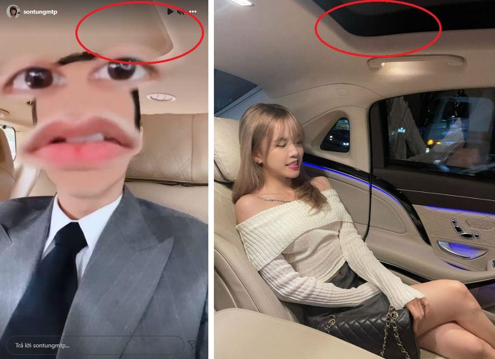 Thiều Bảo Trâm ngồi trong xe Sơn Tùng, gương vỡ đã lành?-4