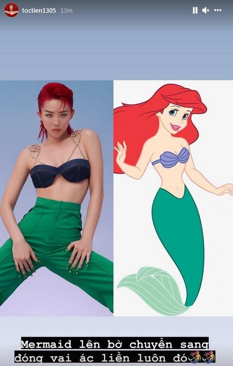 Tóc Tiên hóa tiên cá mắc cạn, phô vòng 1 căng đét-6