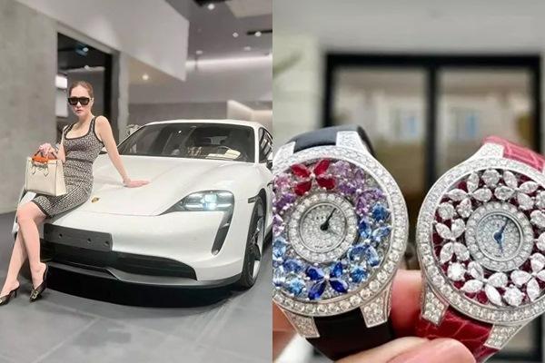 Ở nhà 200 tỷ nhưng Di Băng toàn pose dáng kém sang bên siêu xe-11