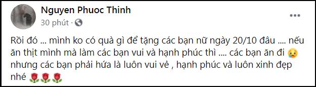 Noo Phước Thịnh bị xóc xiểm vì phát ngôn táo bạo 20/10-1