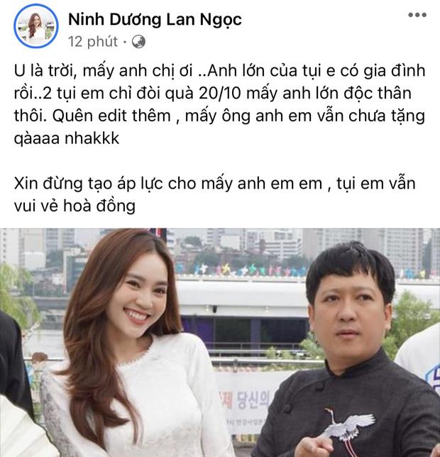 Bị nghi cho Trường Giang ra rìa, Ninh Dương Lan Ngọc nói gì?-2