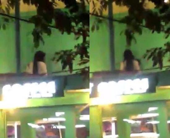 Cặp đôi mây mưa ở canteen trường, hành động nữ chính sốc-4