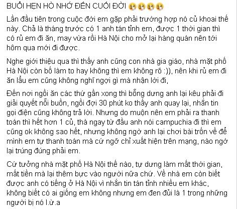 Hẹn hò chỗ sang chảnh, thanh niên vờ đi toilet rồi chuồn lẹ-1