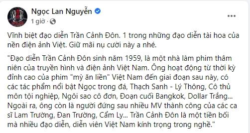 Dàn sao Việt nghẹn ngào vĩnh biệt đạo diễn Trần Cảnh Đôn-6