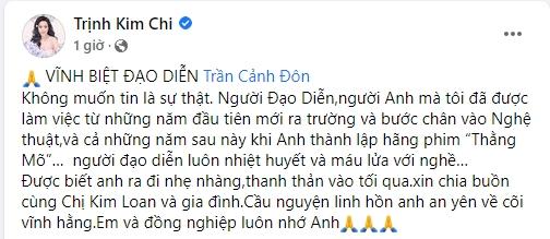 Dàn sao Việt nghẹn ngào vĩnh biệt đạo diễn Trần Cảnh Đôn-11