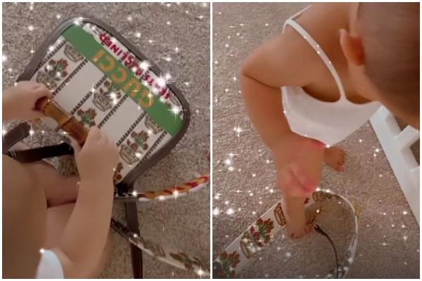 Hà Hồ bất lực nhìn túi hiệu 100 triệu bị giày xéo như đồ chợ-4