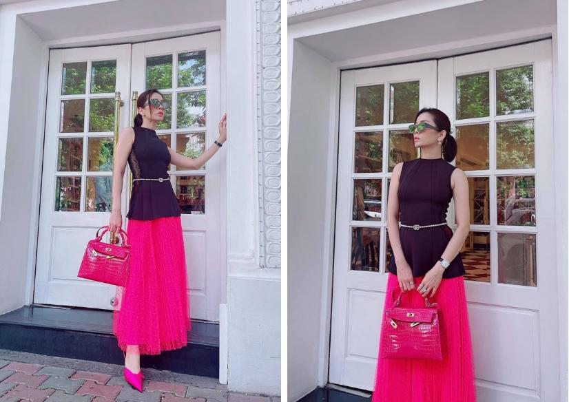 Lệ Quyên hack tuổi lố với màu hường sến trông đến ngợp-8