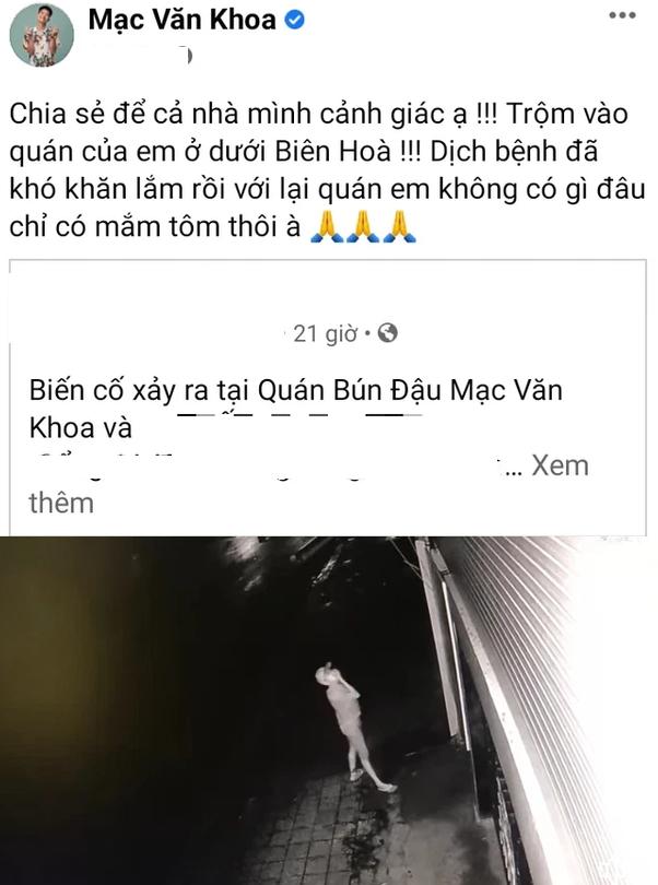 Quán ăn Mạc Văn Khoa bị trộm lẻn vào khua khoắng giữa đêm-1