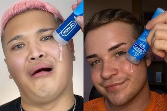 Tai hại từ trào lưu trang điểm bằng gel bôi trơn trên TikTok