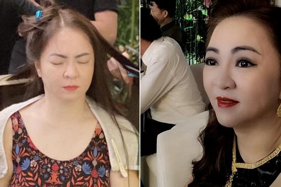 So ảnh mộc mạc trong hậu trường và khi lên sóng của bà Hằng