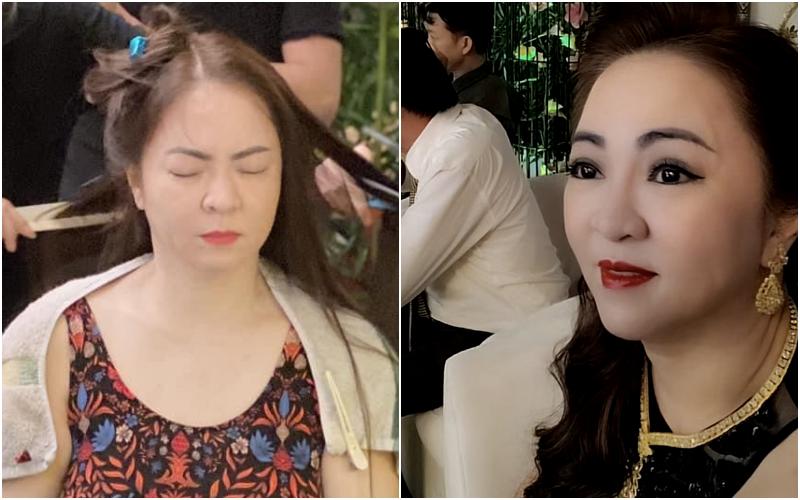 So ảnh mộc mạc trong hậu trường và khi lên sóng của bà Hằng-1