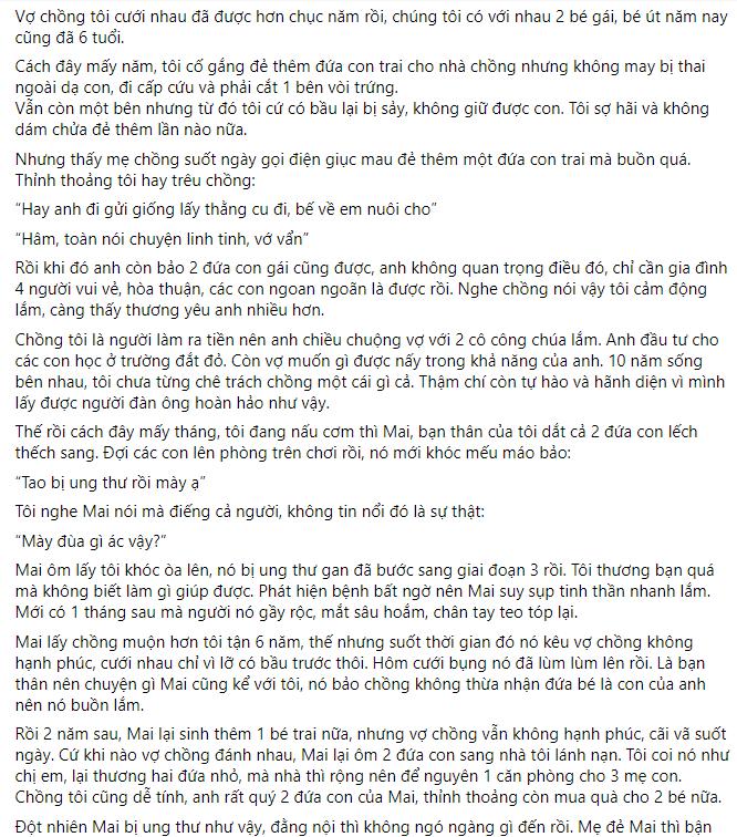 Bạn thân mất vì ung thư, lời cuối cùng khiến tôi cả đời uất hận-1