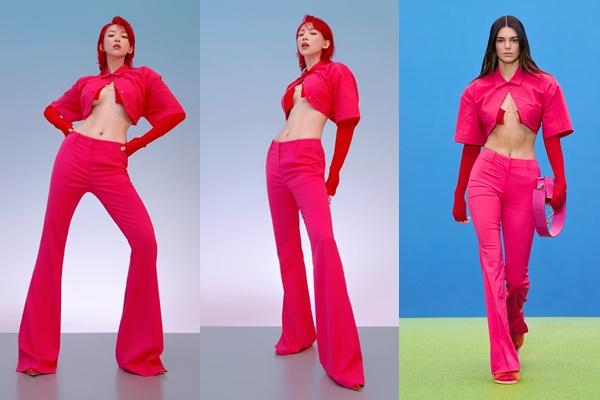 Bella Hadid, Kendall Jenner diện váy phù dâu xanh thiên thanh gây sốt-10