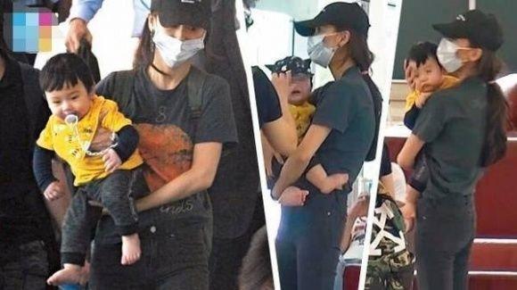 Con trai Huỳnh Hiểu Minh - Angela Baby giống bố như lột-7