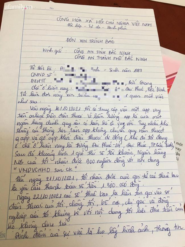 Lỡ tay click vào app vay tiền, người phụ nữ cầu cứu vì bị khủng bố-1