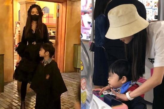 Con trai Huỳnh Hiểu Minh - Angela Baby giống bố như lột