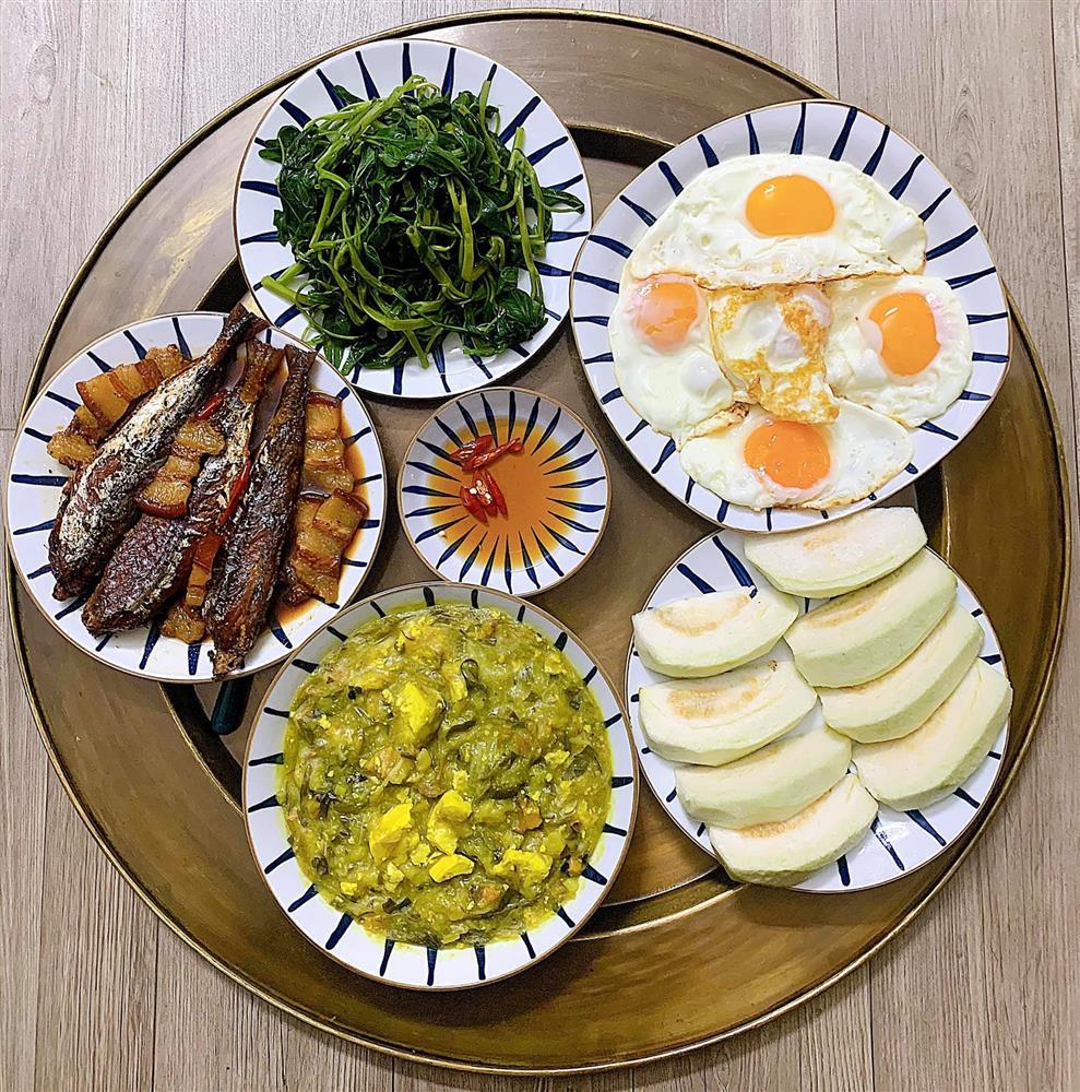 No bụng, đã mắt ngắm loạt mâm cơm của vợ trẻ đảm đang-10