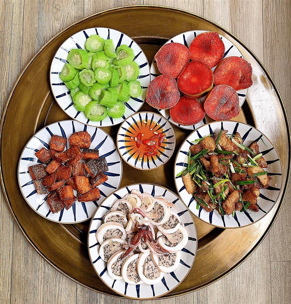 No bụng, đã mắt ngắm loạt mâm cơm của vợ trẻ đảm đang-9