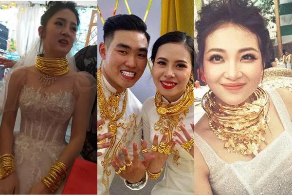 Cô dâu đeo vàng trĩu cổ, bạn thân tiết lộ sốc số của hồi môn-6