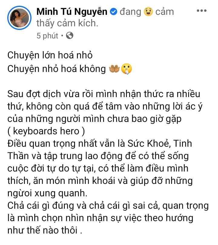 Động thái Hoàng Thùy - Minh Tú giữa drama mẫu chửi tục-5