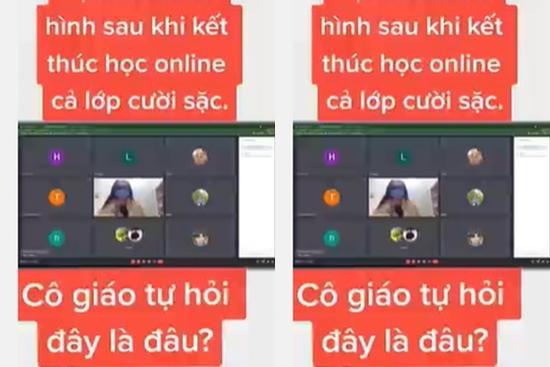 Vừa dứt lời 'bye' cô, nữ sinh có hành động khiến giáo viên xanh mặt