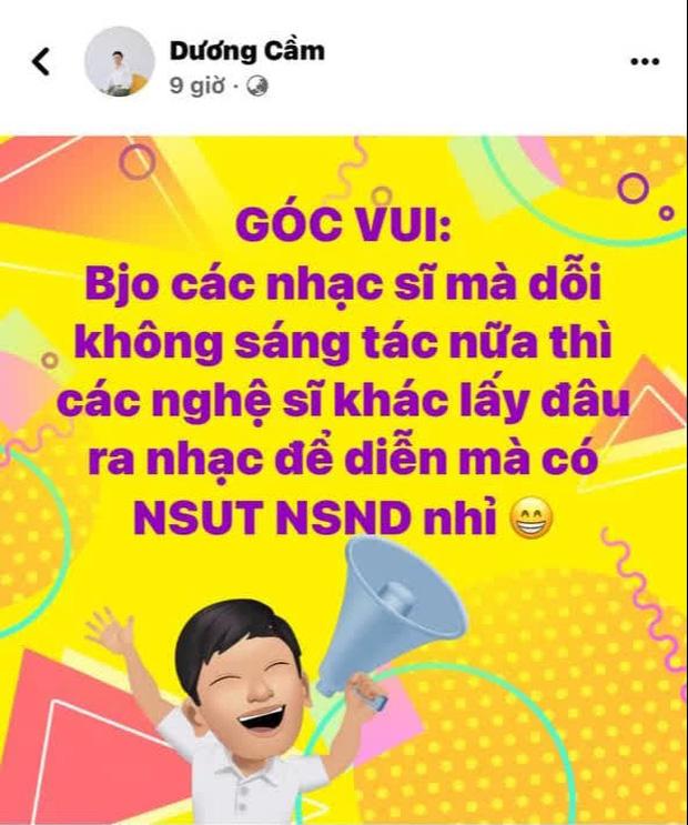 Các nhạc sĩ lên tiếng về đề xuất bỏ danh hiệu NSND, NSƯT đối với nhạc sĩ-4