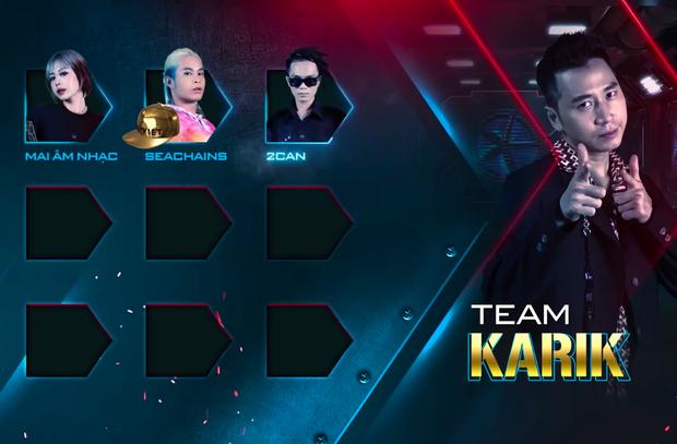 Rap Việt mới 2 tập, Karik đã hé lộ 4 người thuộc đội hình trong mơ ?-5