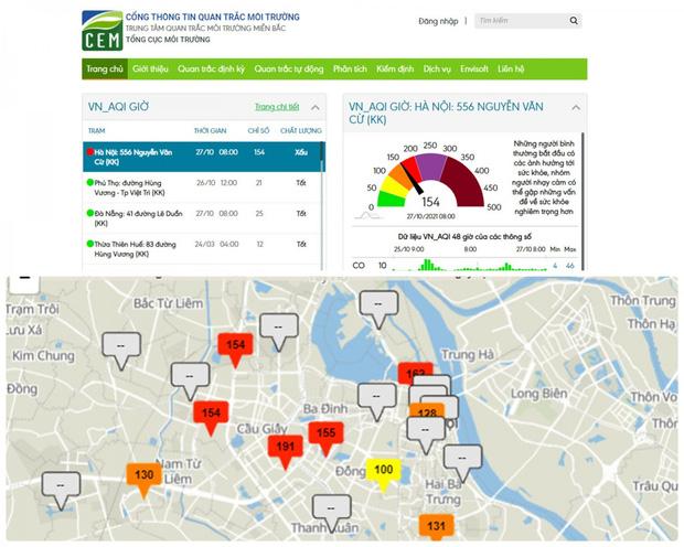 Chất lượng không khí ở Hà Nội xuống mức rất xấu-1