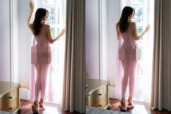 Ngọc Trinh mặc váy ngủ như cởi show toàn bộ body phản cảm