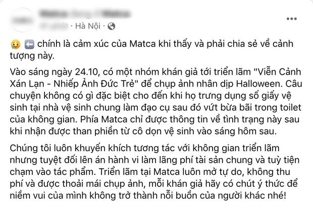 Nhóm bạn trẻ lấy giấy vệ sinh chụp ảnh, xả bừa bãi trong triển lãm-1