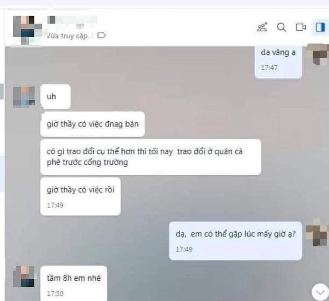 Xôn xao inbox thầy giáo gạ nữ sinh vào nhà nghỉ, đảm bảo thi đỗ-2