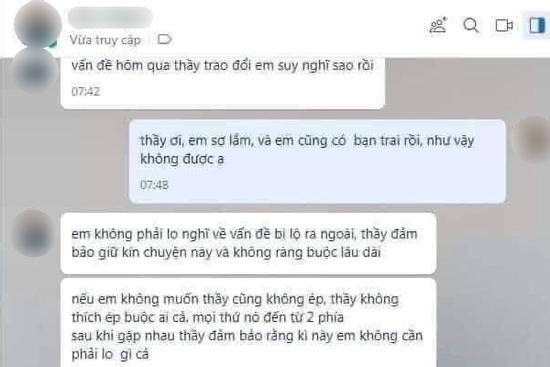 Xôn xao inbox thầy giáo 'gạ' nữ sinh vào nhà nghỉ, đảm bảo thi đỗ