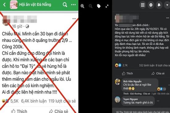 Cái kết cho 2 cô gái đăng tin tuyển 30 người đi đánh nhau để 'câu' like bán hàng